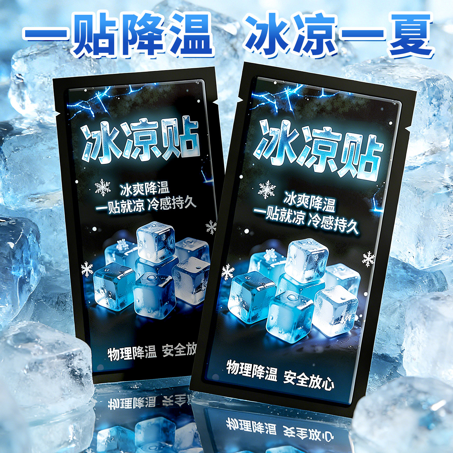 夏日神器一贴就凉物理降温