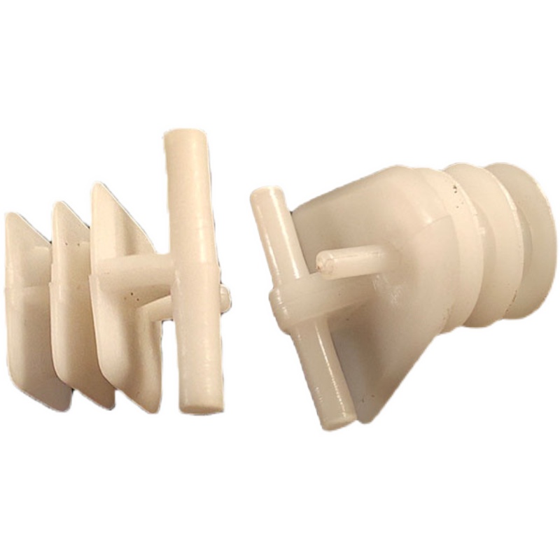 超市货架配e件圆管方管斜珠挂钩塞子鹅颈挂钩堵头价格牌头子塑料