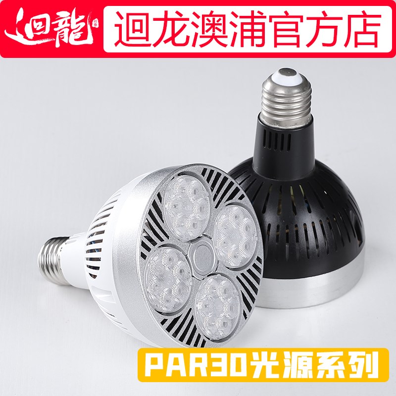 回龙 澳浦led射灯par30 p30帕泡灯泡轨道灯 35W  45w灯泡成套灯架