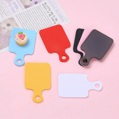 创意微缩披萨盘仿真手工diy奶油胶树脂配饰小配件饰品材料包批发