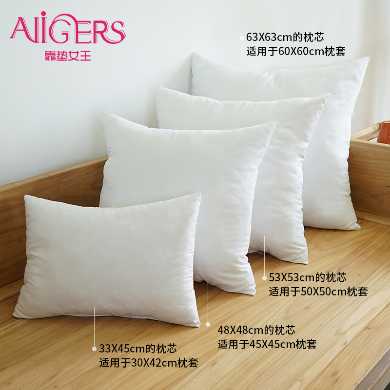 靠垫女王 抱枕填充白色PsP珍珠棉抱枕内芯沙发靠垫芯靠枕内芯坐垫