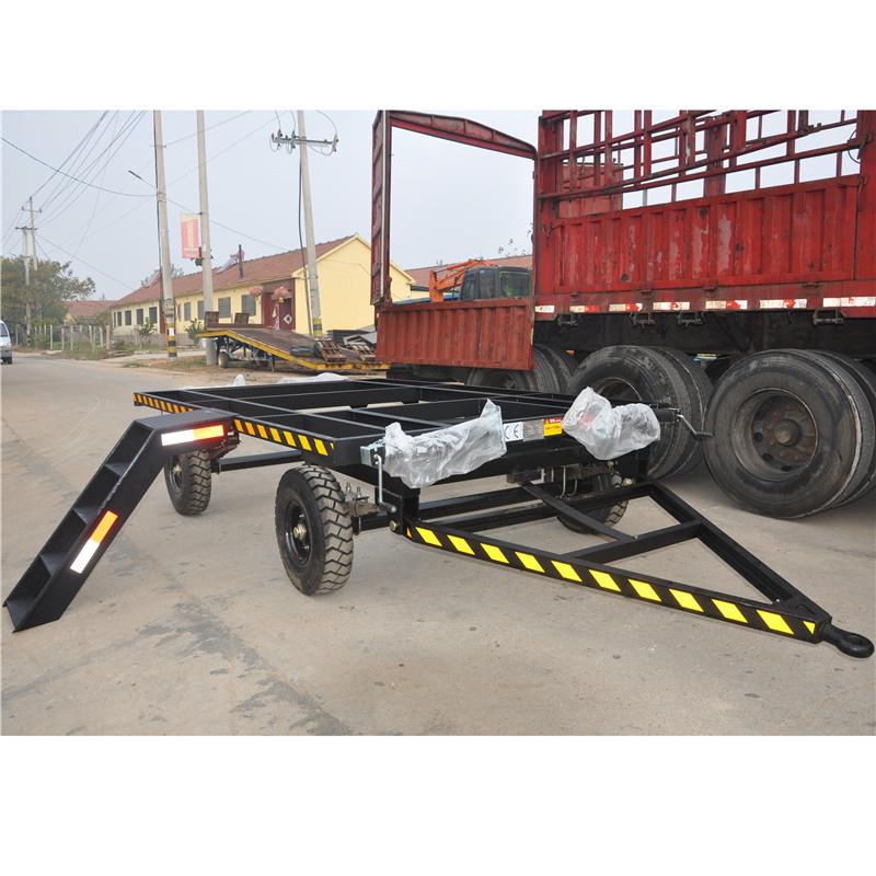 5吨骨架运输拖车电气拖车发电机组厢变拖车框架拖车平板拖车