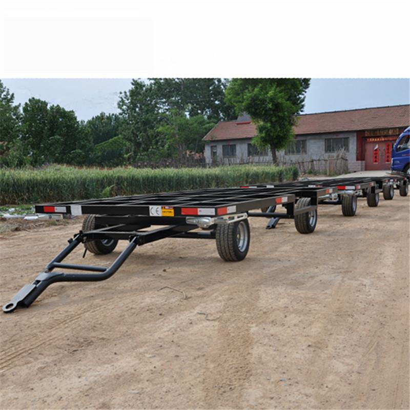 1.5吨框架拖车平板运输车骨架拖车房车底盘移动房车底盘