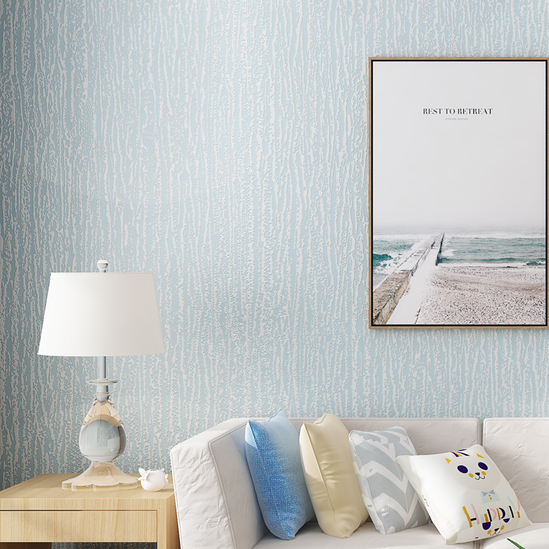 现代简约素色自粘墙纸3d立体加厚客厅卧室温馨纯色无纺布家用壁纸