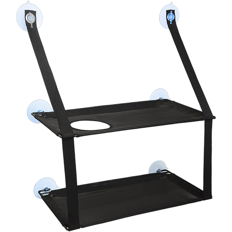 猫吊床双层吸盘kh阳台玻璃窗户窗台悬挂式夏天嗮太阳秋千吊篮猫窝