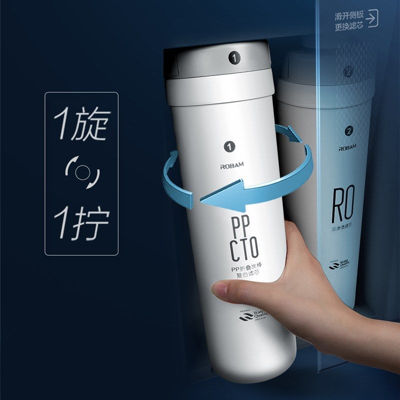 老板净水器JR351A专用PP折叠炭棒复合滤芯PP+CTO套装RO膜反渗透膜
