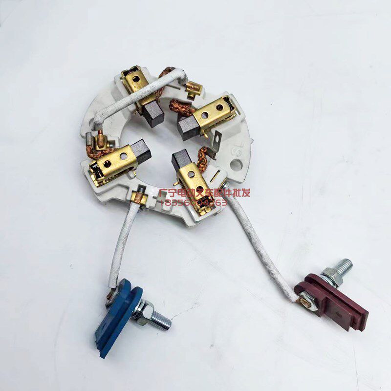 电动搬运叉车行走电机碳刷架总成中力合力杭叉加诺力驱动马达配件