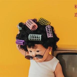 疯狂发型日包租婆爆炸头假发头套拍照表演走秀搞笑个性头套道具