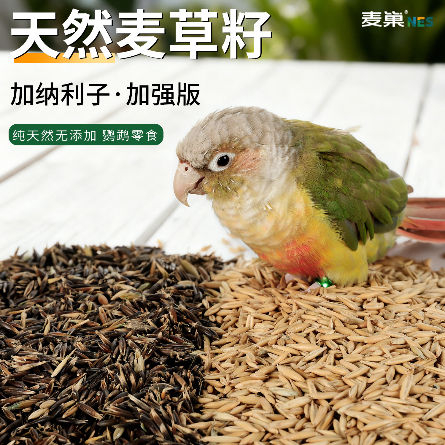 鹦鹉零食双色麦草籽玄凤虎皮牡丹小太阳专用鸟粮啃咬玩具解闷磨牙,宠物/宠物食品及用品,鸟玩具,淘宝优惠券,粉丝福利购,淘宝优惠卷