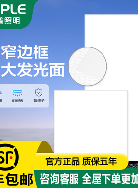 集成吊顶300x600led平板灯30x60LED面板灯石膏矿棉板天花工程灯盘