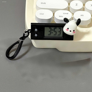 电子表学生钥匙扣背包挂表ins风桌面迷你小台表夜光考试小巧时钟