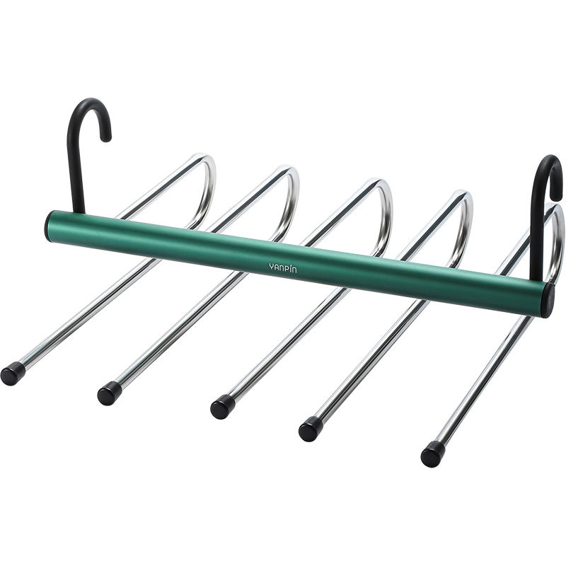 折叠多功能裤架裤子n衣架家用神器收纳无痕高级裤挂架专用多层衣