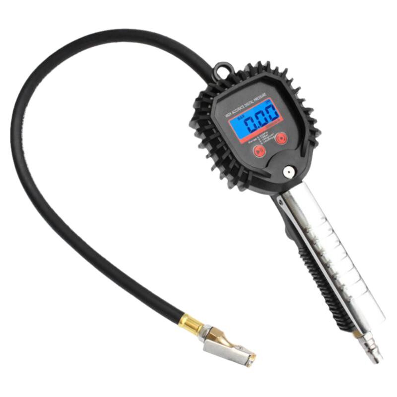 数显加气枪轮胎气压表高精度充气头电子J压监测器计加打气汽车工