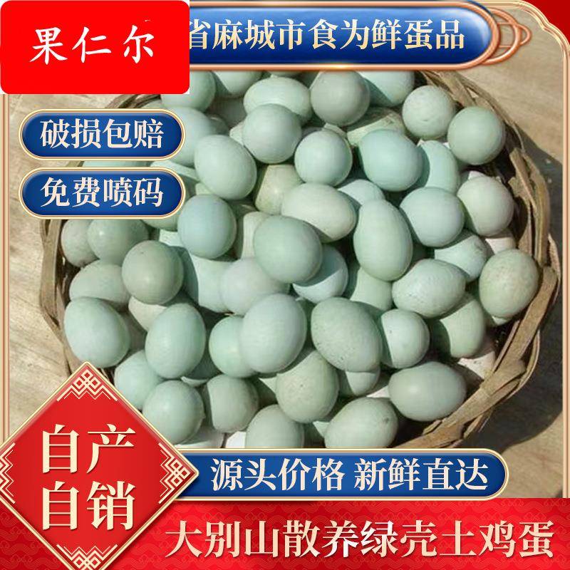 30枚整箱新鲜土鸡蛋 五谷虫草散养农家绿壳土鸡蛋正宗乌鸡蛋