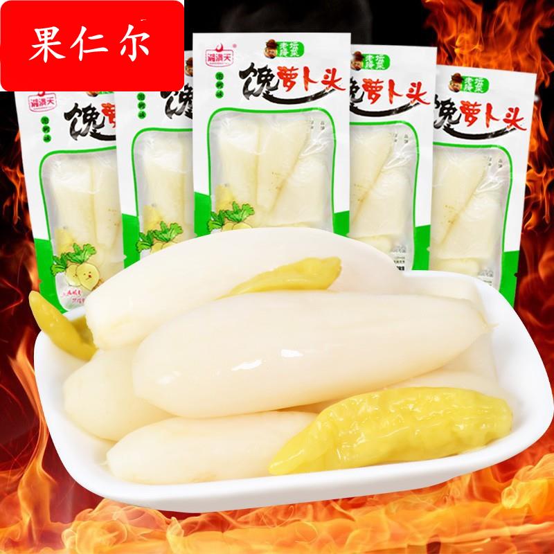 湘满天馋萝卜头泡椒小萝卜酸脆爽萝卜条泡菜即食零食整箱