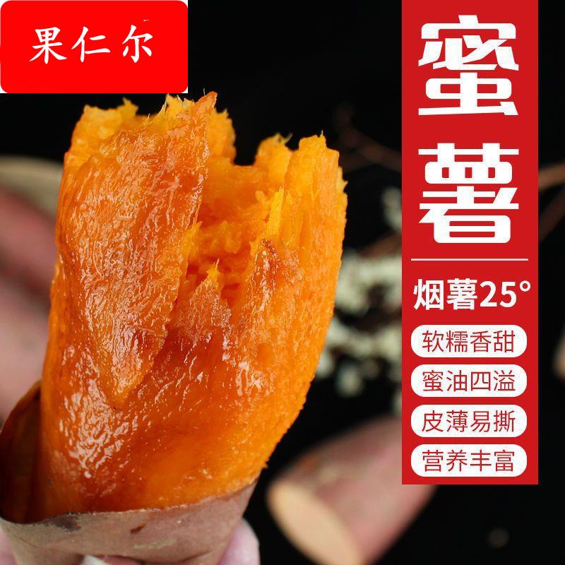 山东烟薯25蜜薯糖心红薯红心流油地瓜新鲜农家沙地山芋烤番薯斤厂