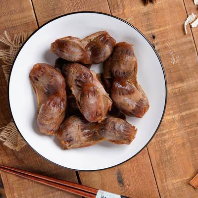 薰知味东北特色特产薰鹅胗开 袋即食鹅肉薰味酱卤味熟食休闲 下酒