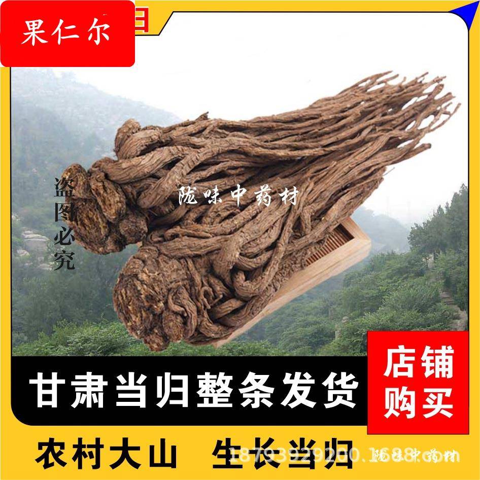 甘肃岷县当归自然晒干味浓大当归产地当年新当归药味浓