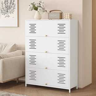 家用钢制鞋柜通风透气入户玄关进门口落地多层防尘大容量收纳鞋柜