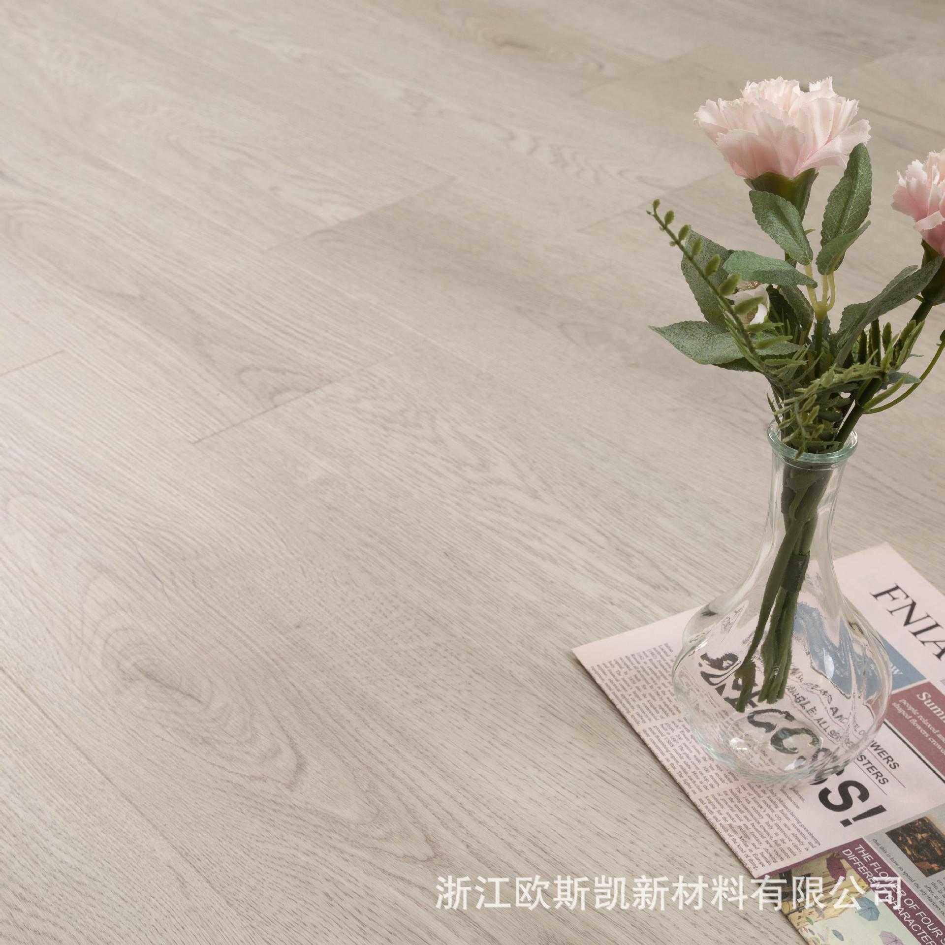 欧斯凯SPC石晶地板6.0mm平面静音石塑垫锁扣防水耐磨加厚 定制