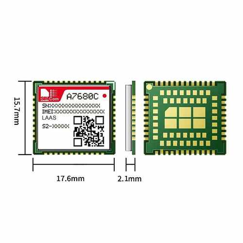 SIMcom A7680C-LAAS CAT1模拟语音全网通模块4G