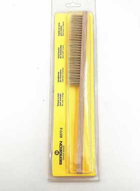 瑞士进口原装BERGEON 6377 清洁长毛刷 白色猪鬃毛 长度260mm