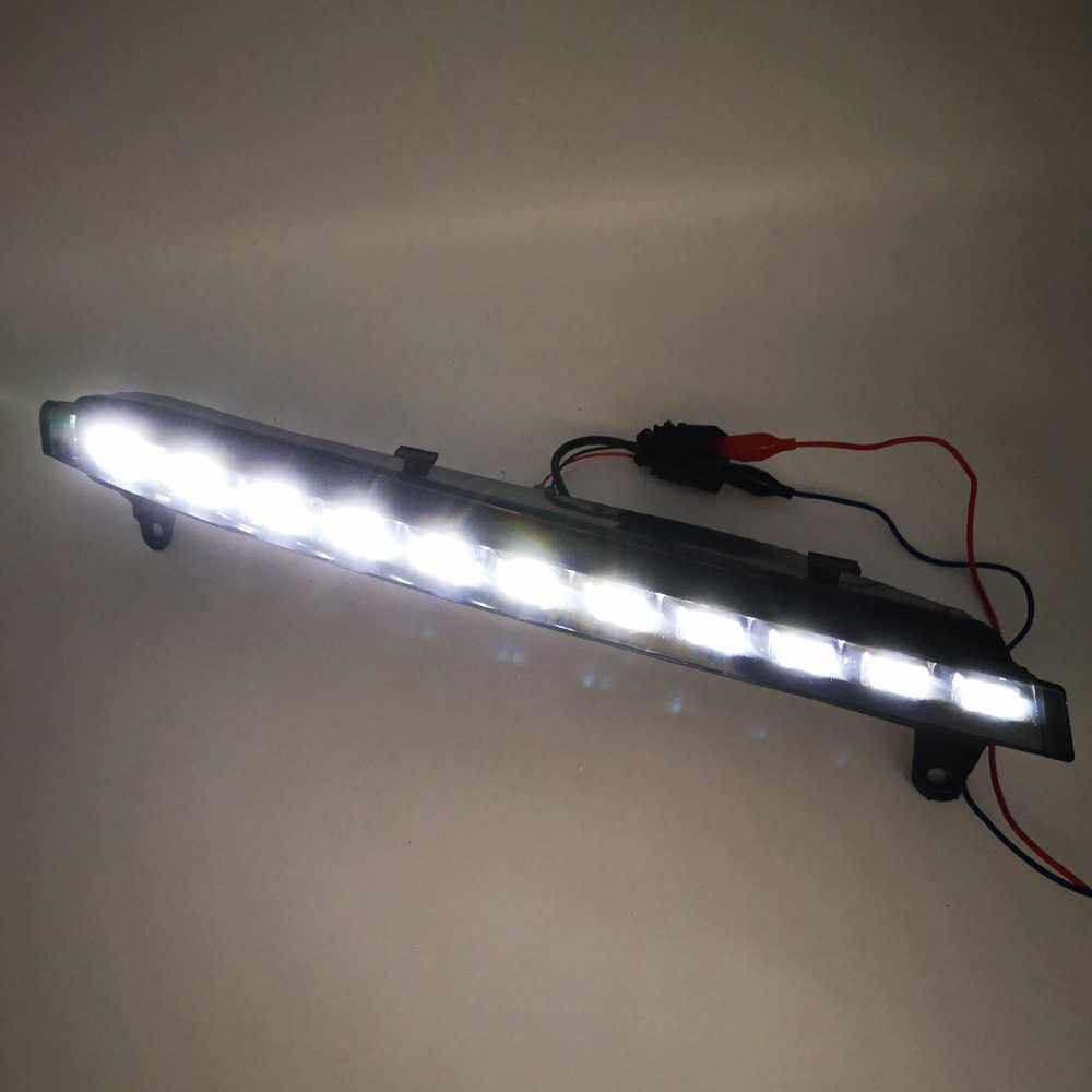 适用于奥迪06-09款Q7日行灯LED日间行车灯前雾灯改装流水转