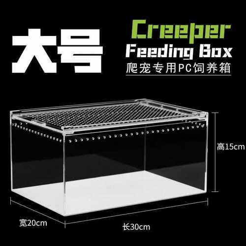 亚克力爬宠守宫蜥蜴饲养箱生态沙漠造景宠物蛇树栖角蛙乌龟水陆缸
