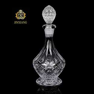 欧式水晶玻璃威士忌酒樽 洋酒瓶 厚重沉稳古典酒具 创意酒壶家用