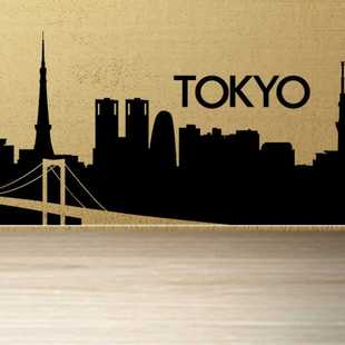 新款一代可移除墙贴 雕刻镂空 吊桥YD3025纯色背景墙装饰外销壁画