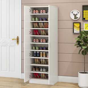 简易实木多层玄关鞋柜家用门口省空间推拉门式宿舍阳台收纳大容量