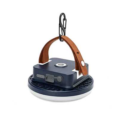 户外露营高亮飞碟照明灯野营磁吸帐篷天幕挂灯白黄1600lm双色灯