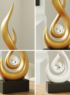 风生水起酒柜装饰品摆件轻奢高档客G厅玄关电视柜办公室家居饰品