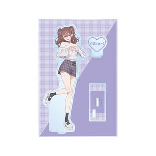 附角色名小配件格子花纹ver.立牌橘美花莉 诱惑 AMNIBUS 2.5次元