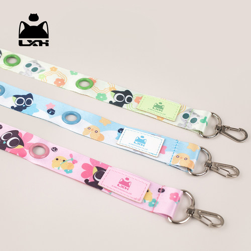 罗小黑战记洞洞背带可爱卡通印花