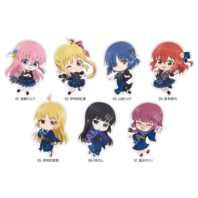 CSFRONT孤独摇滚贴纸盲盒