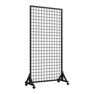 幼儿园作品展示架立体移动照片墙落地网格置物架摄影书画收纳饰品