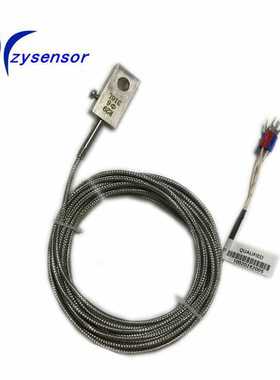 ZYSNSOR 金属贴片式温度传感器 0-400℃ ZYPT100A-TP-5M-RTD01