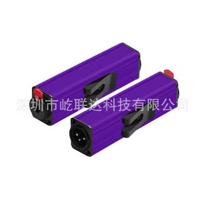 3PIN XLR Female to 3PIN XLR Male/Female Coupler Adapter clip