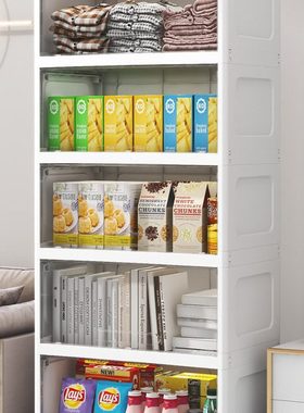 65/55cm儿童衣柜宝宝书柜婴儿收纳柜简易衣橱翻盖可视塑料储物柜