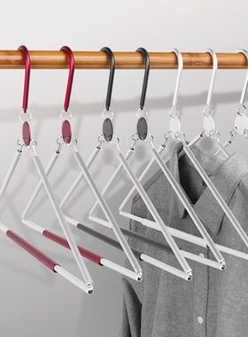 旅行衣架便携可折叠衣架旅游衣架户外出差衣挂衣撑铝合金俏天下