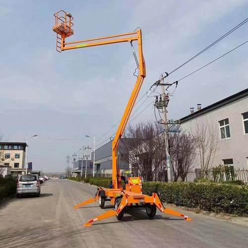 曲臂式升降机伸缩臂升降平台电动液压高空作业车曲臂升降车