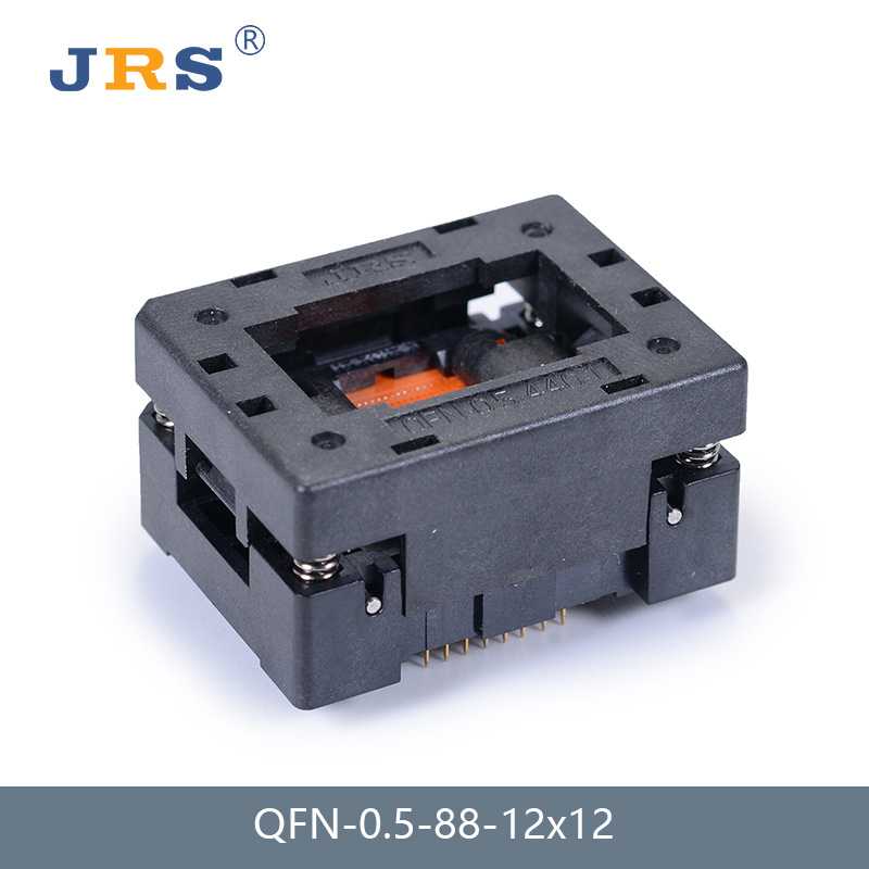JRS QFN88 0.5mm 测试座 烧录座 老化座 IC socket 编程座12*12mm图片