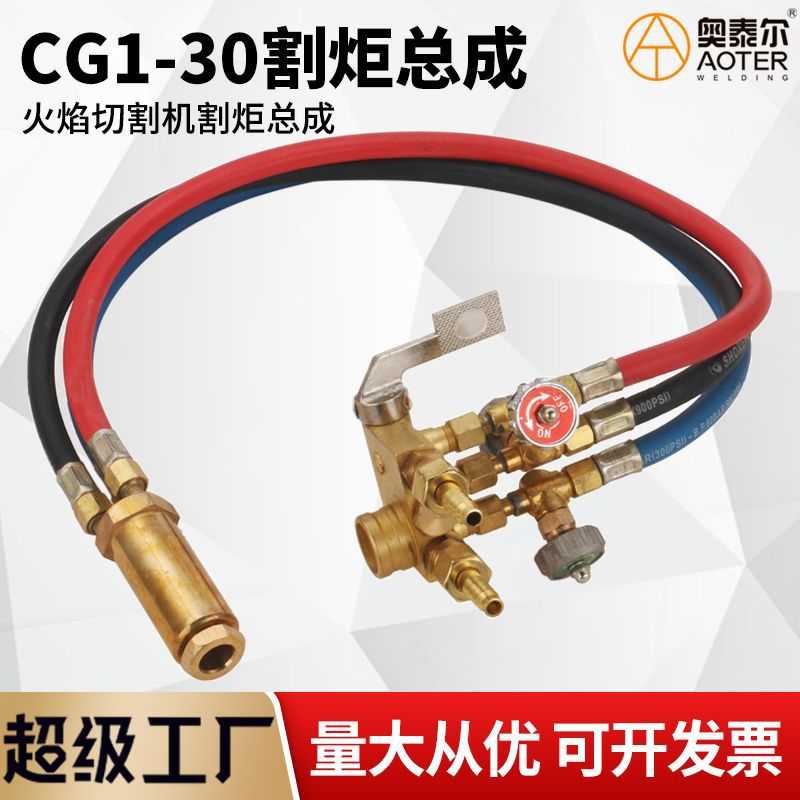 CG1-30半自动火焰切割机割炬总成 小车气割机割枪头 华威跑车通用