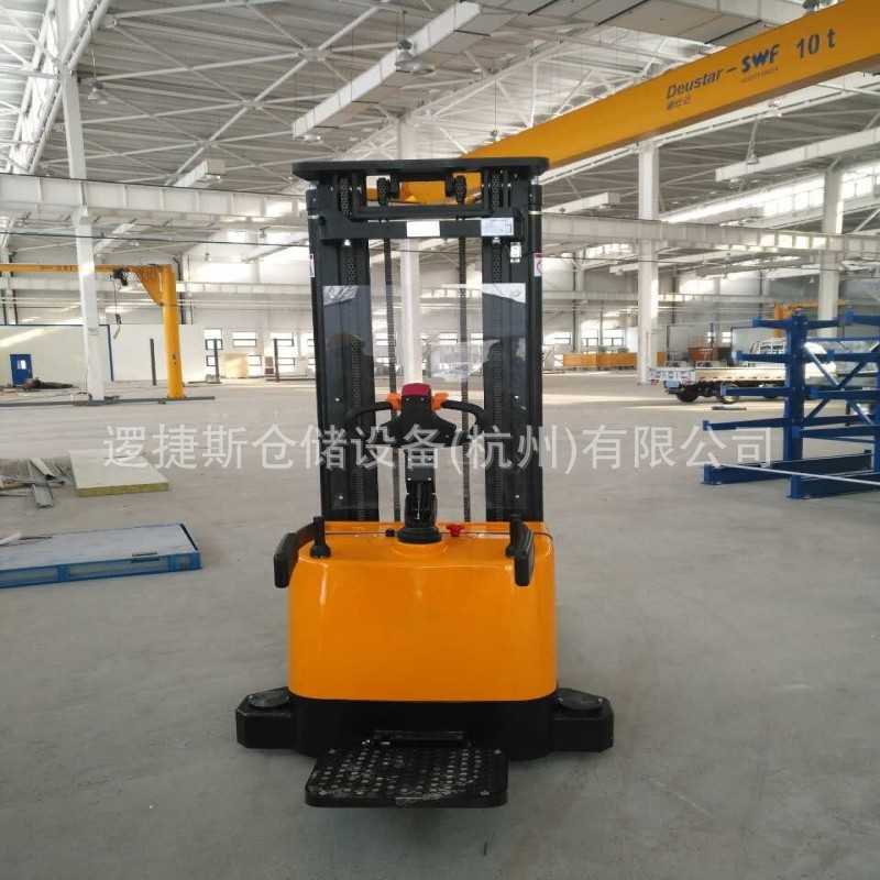 全电动液压堆垛车1.5吨升高5.5m站驾式托盘堆高车电动堆高车