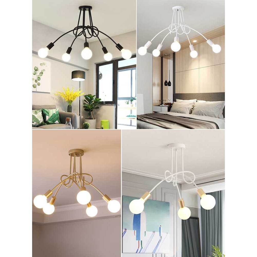 现代个性创意灯饰书房简约灯具北欧美式餐厅灯卧室灯吸顶灯客厅灯