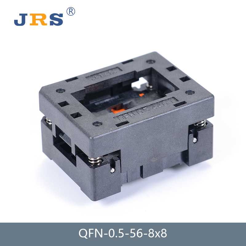 JRS QFN56 0.5mm 测试座 烧录座 老化座 IC socket 编程座 8*8mm图片