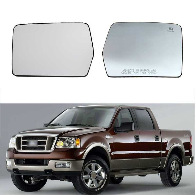 适用于04-10款福特猛禽F-150 Raptor倒车镜片加热反光玻璃更换