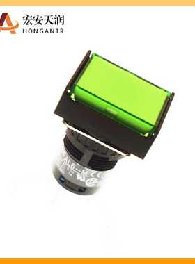 IDEC和泉 按钮开关AL6H-M14GC 开孔尺寸16mm