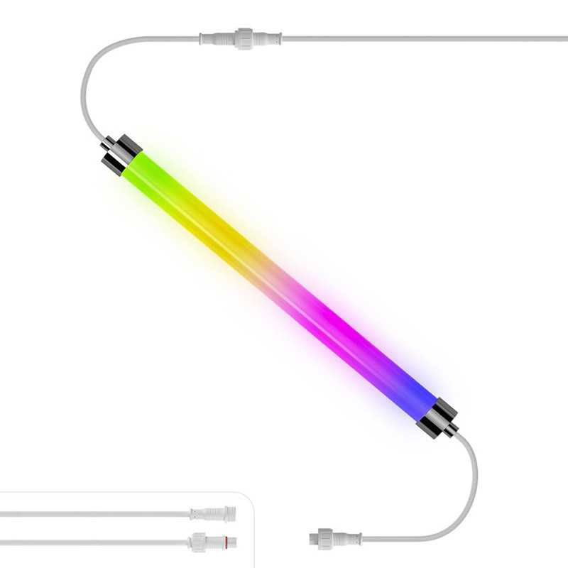 RGB 360度霓虹灯条直径22/25/30mm七彩圆形霓虹软管灯带低压防水